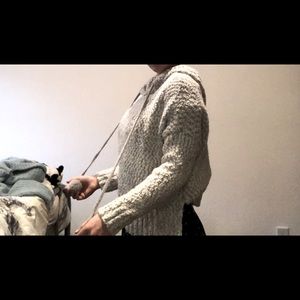 Super cute and comfortable grey sweater.